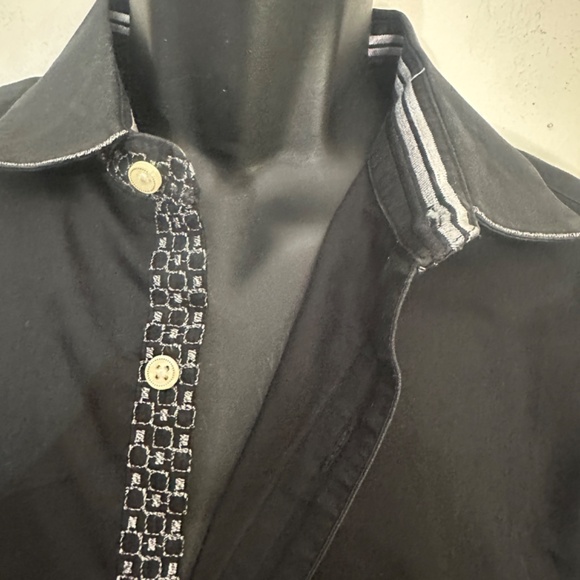 Robert Graham Contrast Long Sleeve Shirt XL 100% cotton Gently worn - Picture 2 of 5